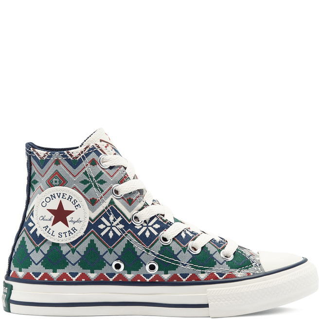 Holiday Sweater Chuck Taylor All Star High Top voor kinderen 669339C