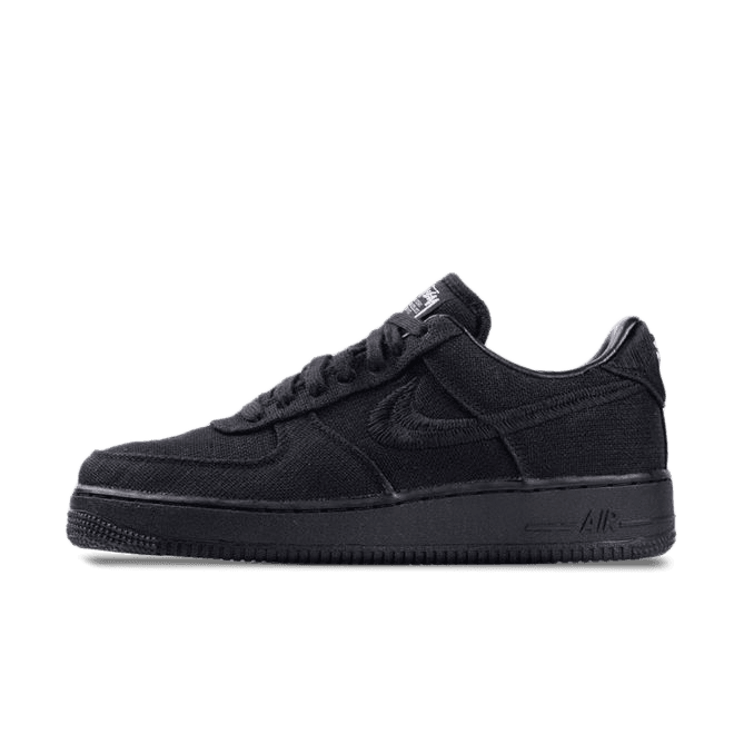 StĂĽssy X Nike Air Force 1 'Black'