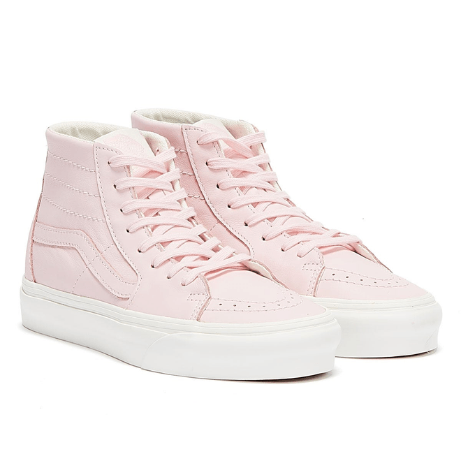Vans Sk8-Hi Tapered Soft Leather Womens Pink / White Trainers VN0A4U1624G1