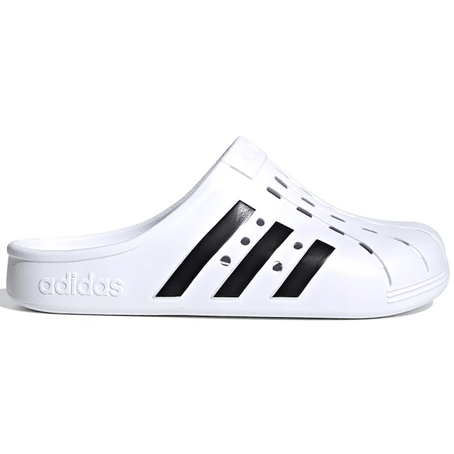 adidas Adilette Clog White Black FY8970
