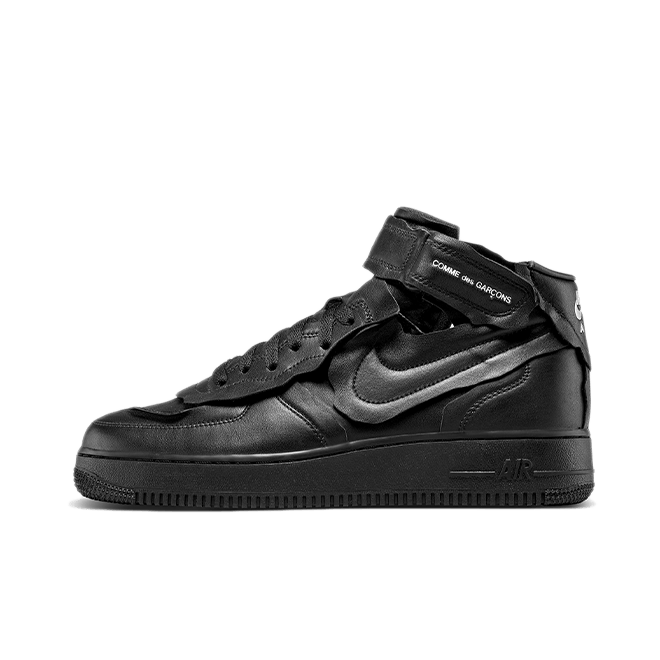 Comme Des Garçons X Nike Air Force 1 Mid 'Black' DC3601-001