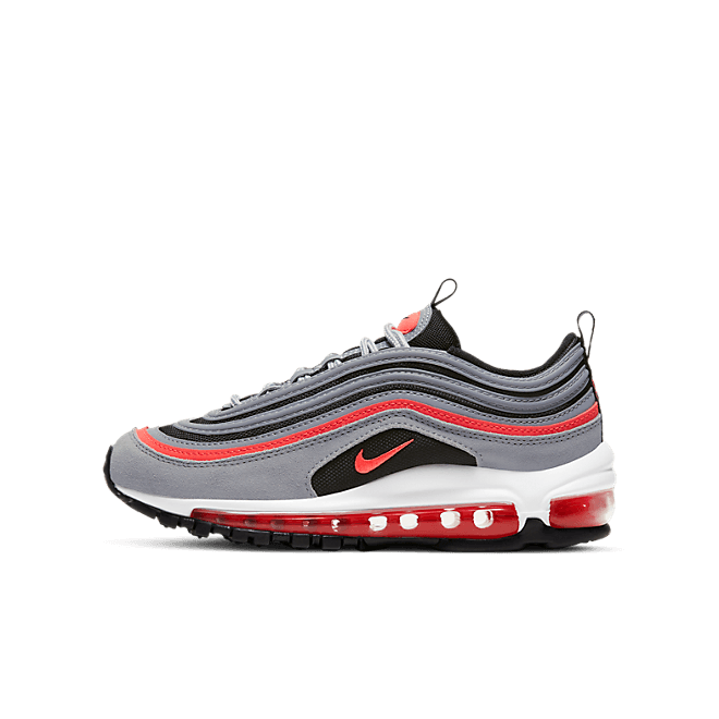 Nike Air Max 97 GS 'Wolf Grey Radiant Red'