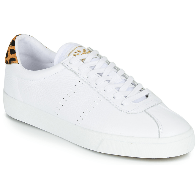 Superga  2843-COMFLEALEOPARDU  women's Shoes (Trainers) in White S00FBG0-U26