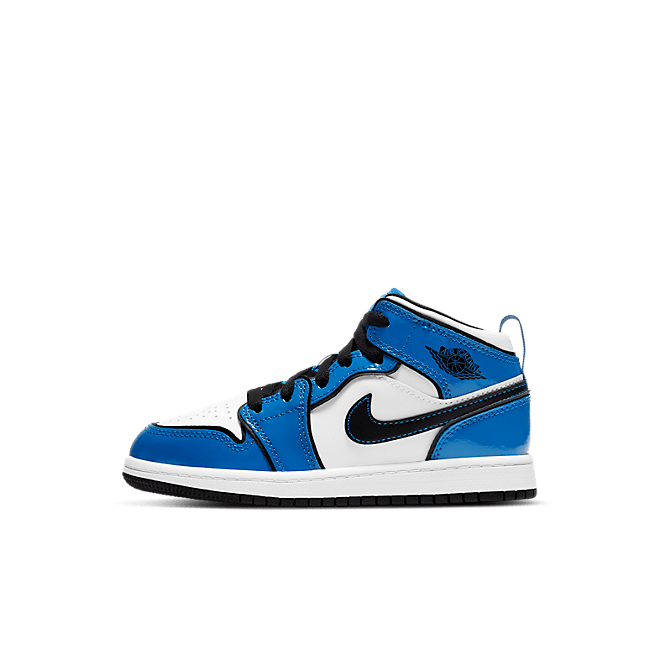 Jordan 1 Mid Signal Blue (PS) BQ6932-402