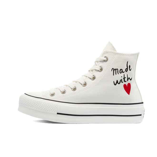 Converse Chuck Taylor All Star High Top Platform Valentine's Day 'White' 571119C