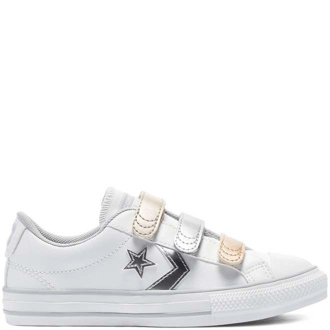 Metallic Leather Easy-On Star Player Low Top 670422C