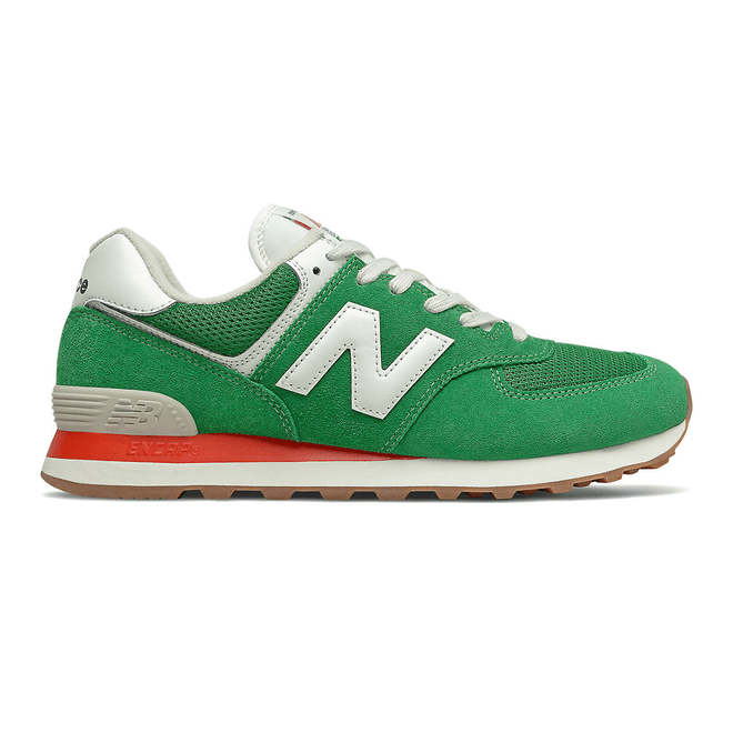 New Balance 574 - Varsity Green with Velocity Red ML574HE2