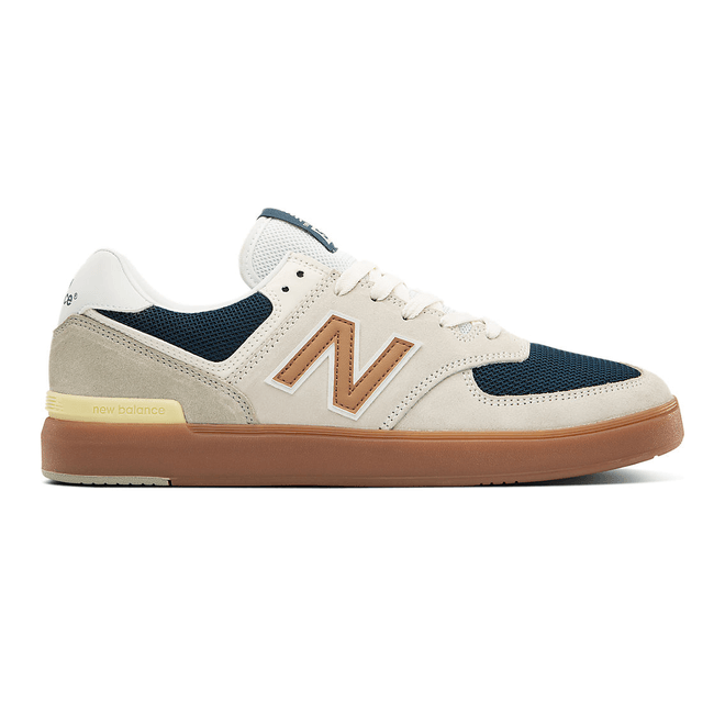 New Balance All Coasts 574 - White with Gold AM574WYG