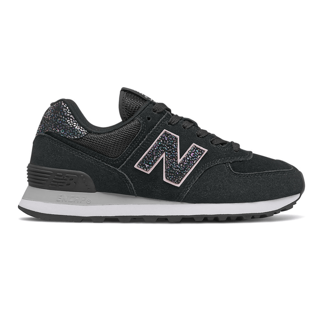 New Balance 574 - Black with White WL574AN2