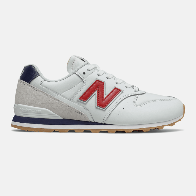 New Balance 996 - White with Team Red WL996FPK