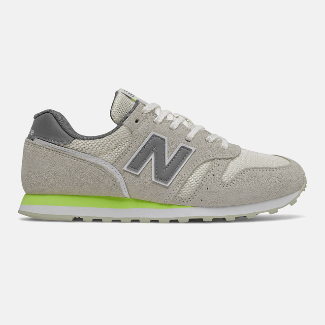 New Balance 373 - Timberwolf with Bleached Lime Glo