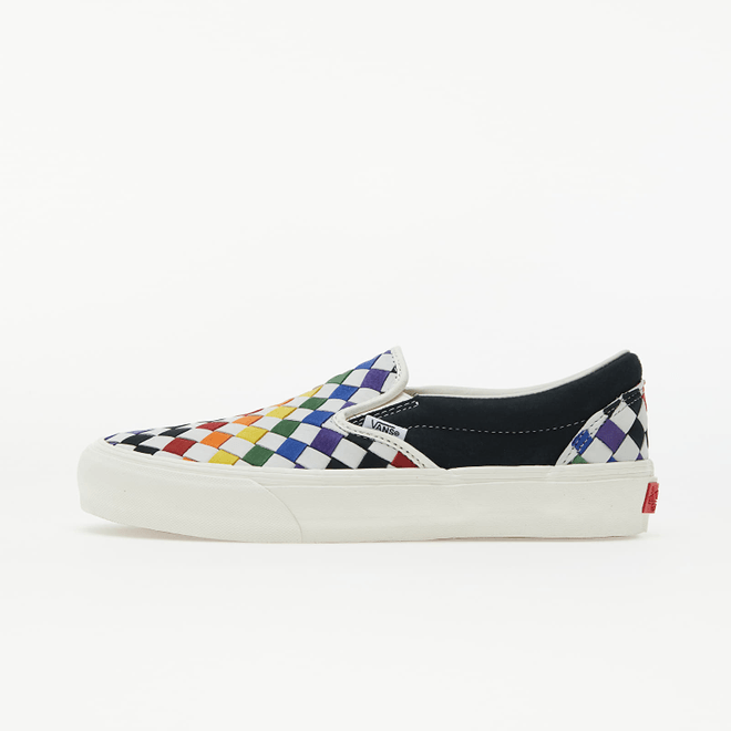 Vans Vault Classic Slip-On LX (Pride) Woven Leather/ Rainbow/ Marshmallo VN0A3QXY5A81