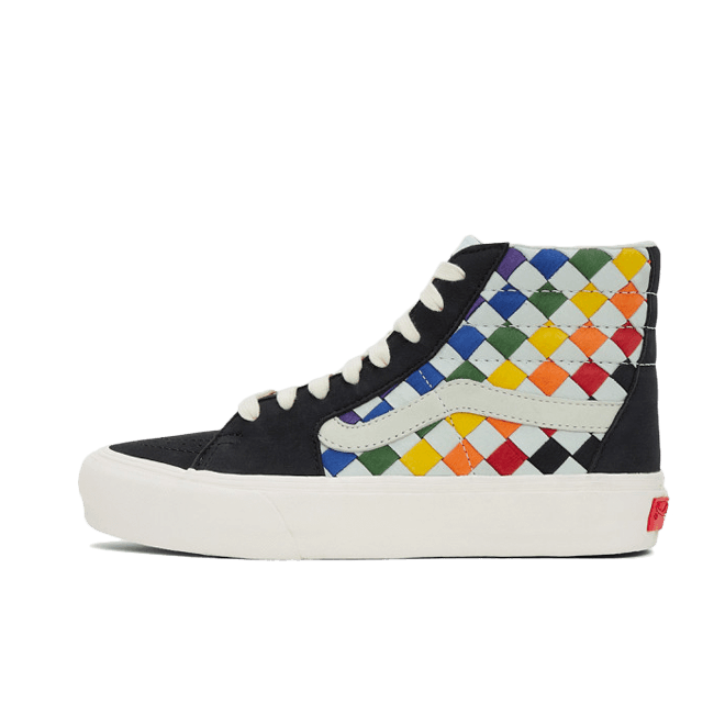 Vans Vault SK8-Hi VLT LX (Pride) Woven Leather/ Rainbow/ Marshmallo
