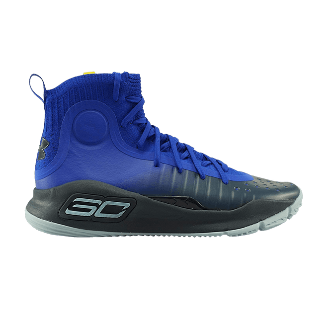  Under Armour Curry 4 Mid Blauw Geel (GS) 1295995-402