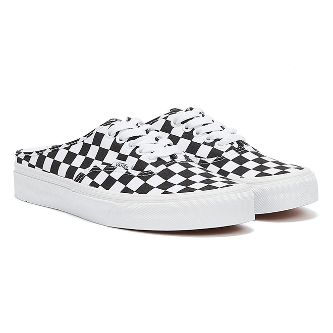 Vans Authentic Mule Check Womens Black / White Trainers VN0A54F75GU1