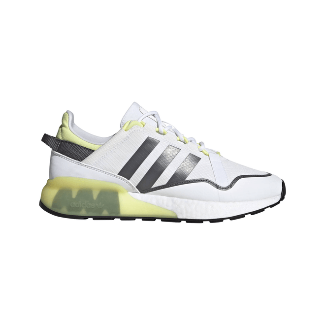 adidas ZX 2K Boost Pure Ftw White/ Grey Five/ Purple Yellow