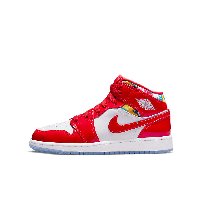 Air Jordan 1 Mid SE GS 'Chile Red' - Barcelona Sweater DC7248-600