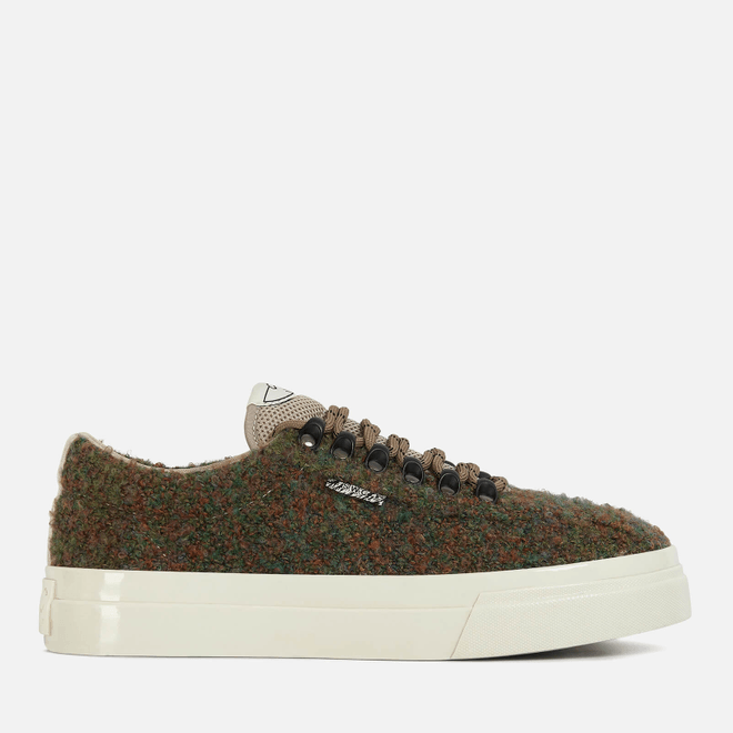 Stepney Workers Club Mens's Dellow Ramble Boucle Low Top Trainers