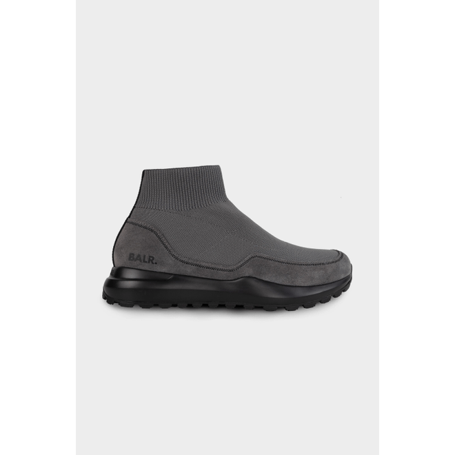 Sock Runner Soft Suede Sneaker Gargoyle BALR-6608637198472