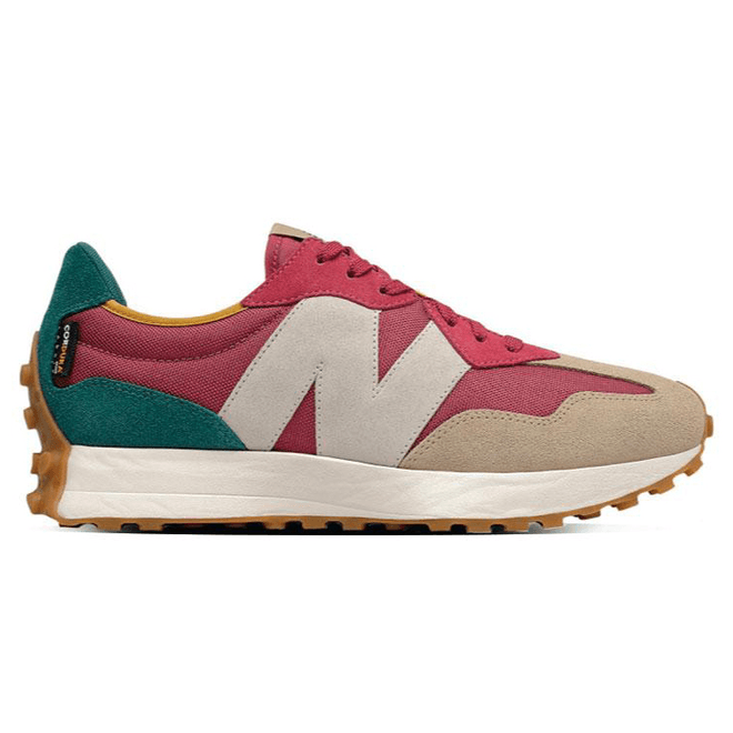 New Balance 327 Bordeaux Tan Teal