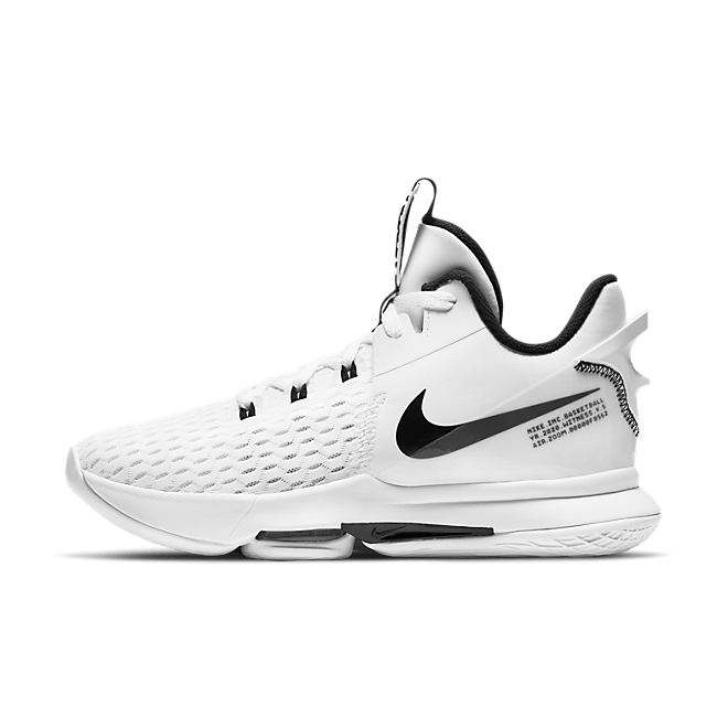 Nike LeBron Witness 5 White Black CQ9381-101/CQ9380-101