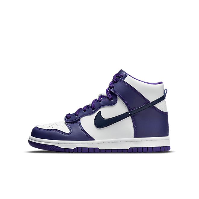 Nike Dunk High Electro Purple Midnght Navy (GS)