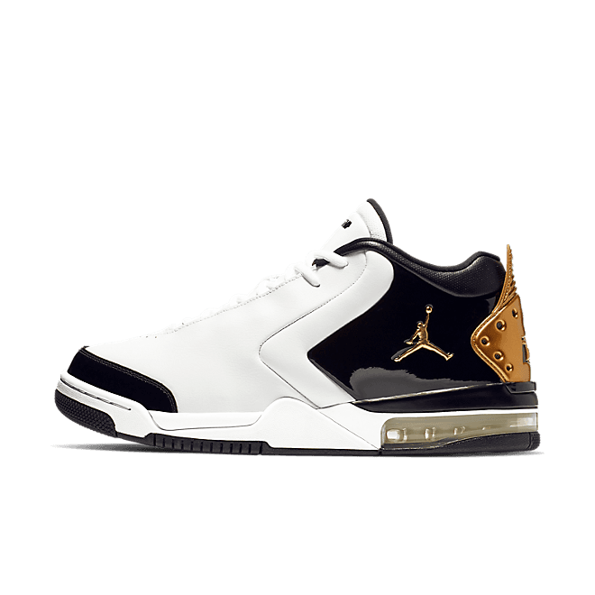 Nike Jordan Big Fund Premium 'White Metallic Gold' White/Metallic Gold-Black Basketball