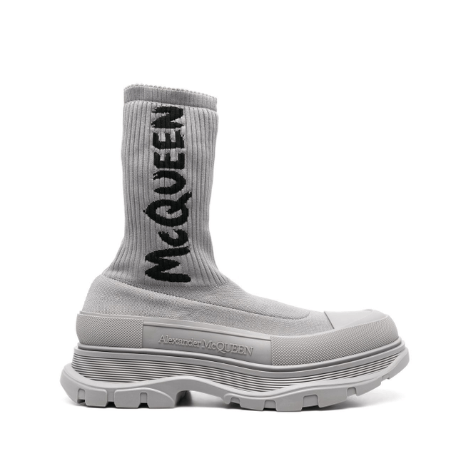 Alexander McQueen sock-fit logo-print 705671W4TV1