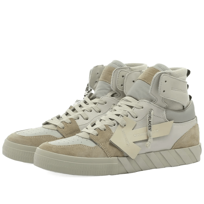 Off-White  High Top Vulcanized Leather 