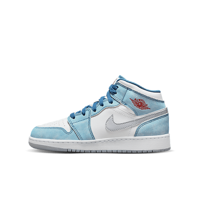 pop trading company x dc lynx og shoes white blue shadow Mid SE 'French Blue Light Steel' (GS)