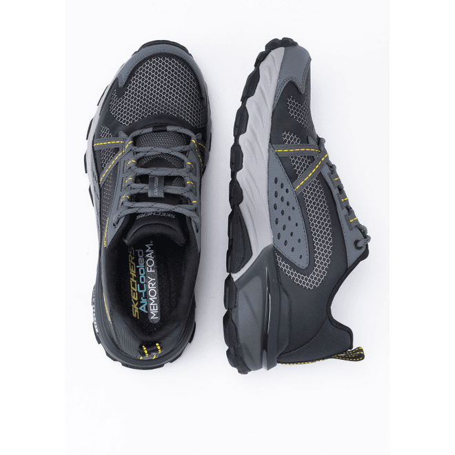 Herren Trekkingschuhe Schwarz Skechers Max Protect