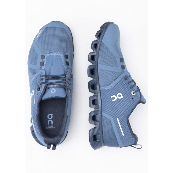 Damen Sneaker Blau On Running Cloud 5 Waterproof