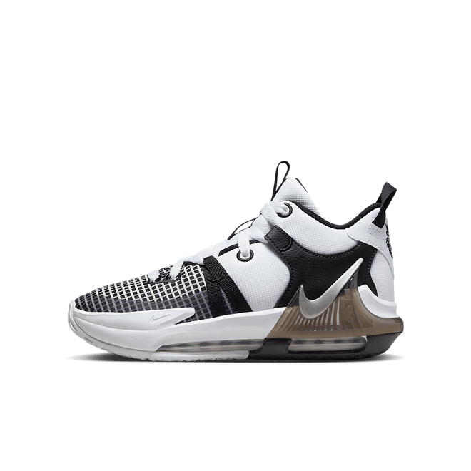 Nike LeBron Witness 7 White Black (GS)