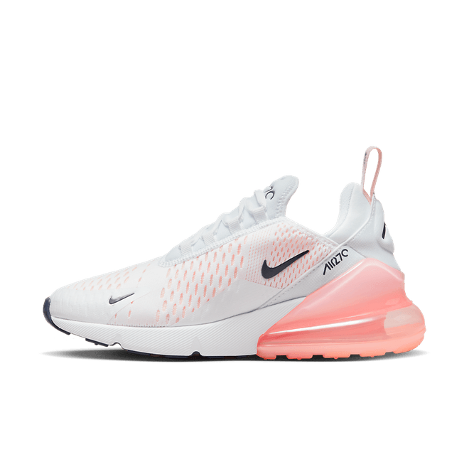 Nike Womens Air Max 270 ESS White Pink Athletic  AH6789-110