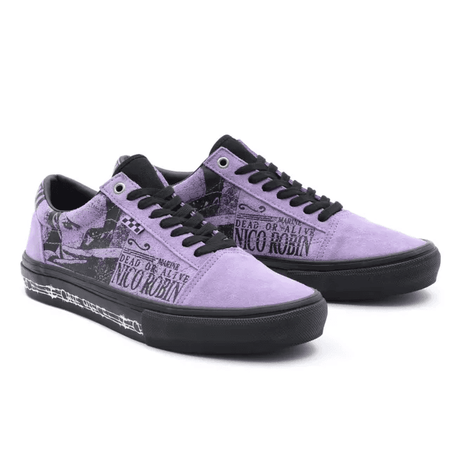 Vans Old Skool x ONE PIECE PURPLE Skate