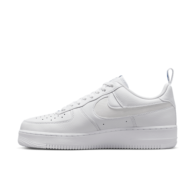 Nike Air Force 1 Low Reflective Swoosh White Blue