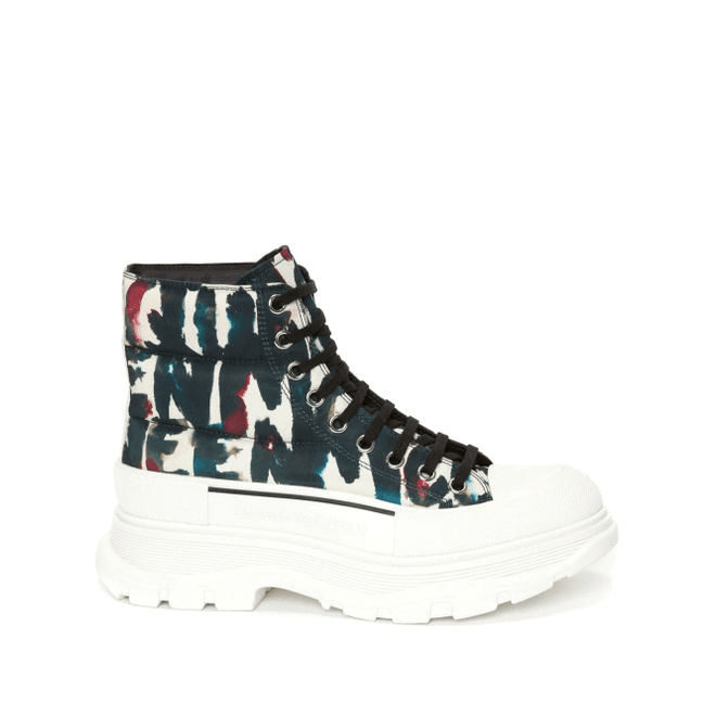 Alexander McQueen graffiti-print high-top