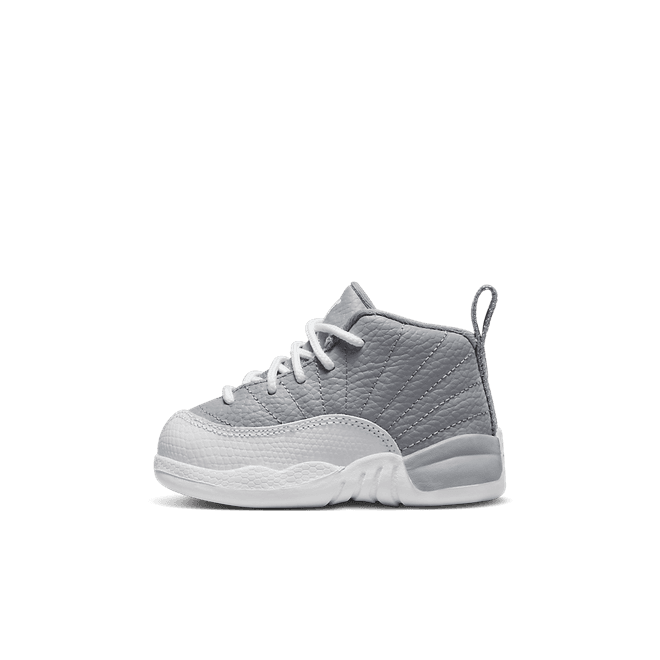 Nike Jordan Baby Gray & White Jordan 12 Retro