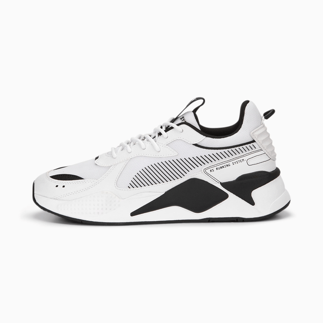 Puma RS-X Black and White Sneakers voor Dames 390039-01