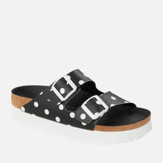 Birkenstock Women's Papillio Arizona Slim Fit Dots Platform Double Strap Sandals 1024598