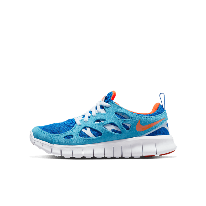 Nike Free Run 2 GS 'Laser Blue Safety Orange' DD0163-400