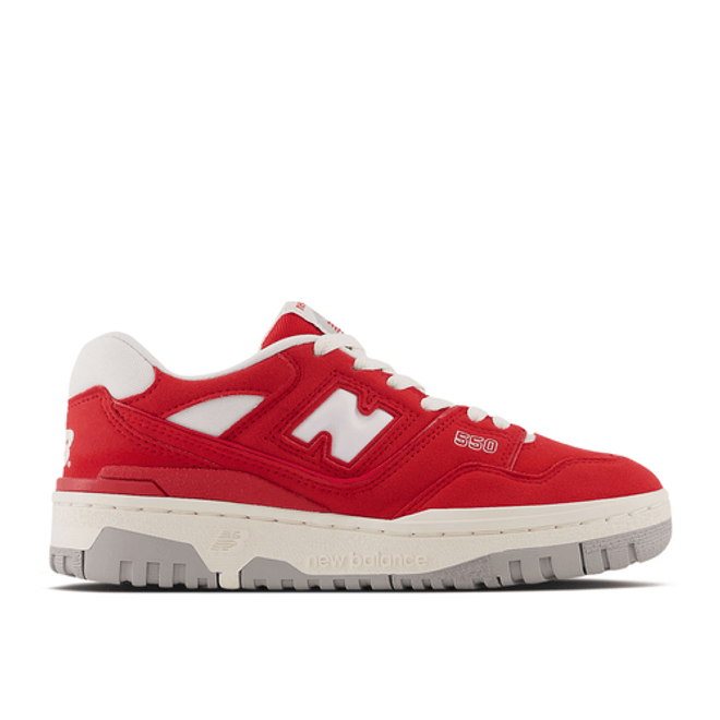 New Balance 550 Big Kid 'Suede Pack - Team Red'
