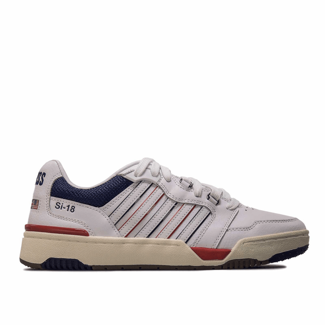 K-Swiss SI-18 Rival Brilliant - White / Navy / Red 08531 130 M