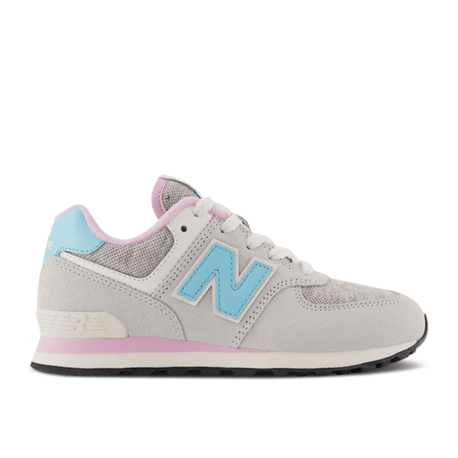 New Balance 574 Little Kid Wide 'Brighton Grey Summer Aqua'