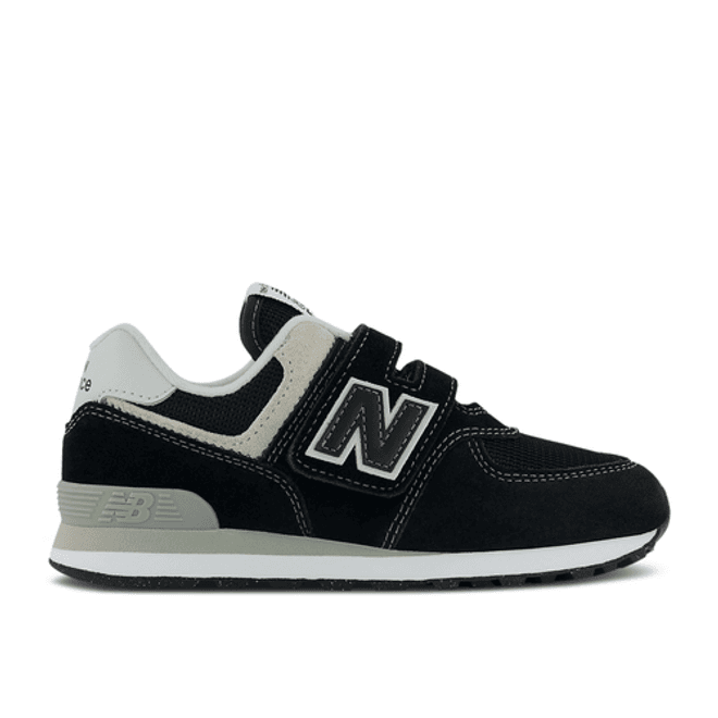 New Balance 574 Hook & Loop Little Kid Wide 'Core Pack - Black'