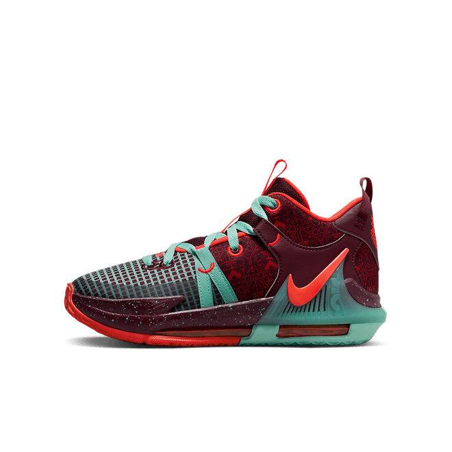 Nike LeBron Witness 7 SE GS 'Team Red Jade'