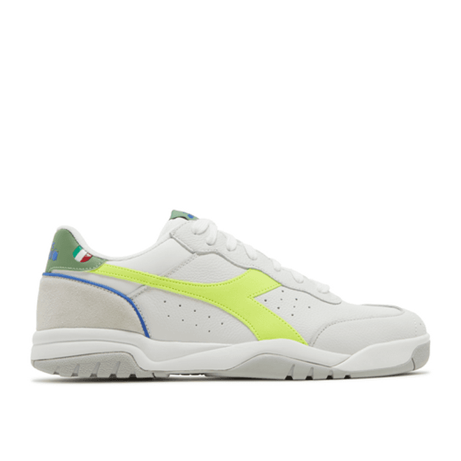 Diadora Maverick Ball 'White Acid Green'