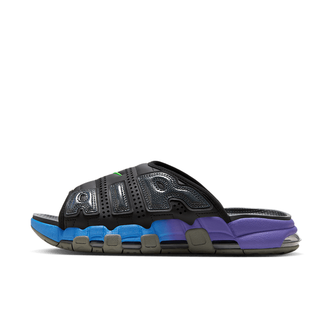 Nike Air More Uptempo Slide Blue Purple Gradient