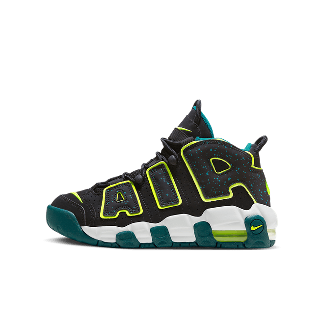 Nike Air More Uptempo GS 'Black Geode Teal'