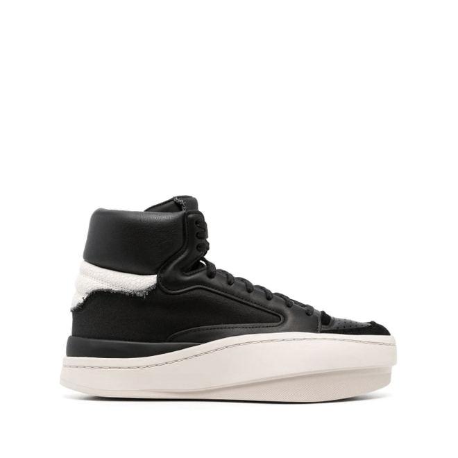 Y-3 Centennial panelled leather